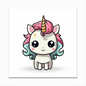 Cute Unicorn 567 Canvas Print