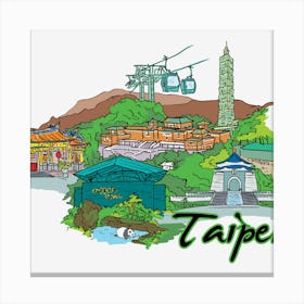 Taiwan 1 Canvas Print