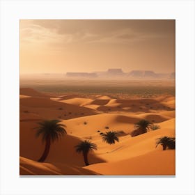 Desert Landscape - Desert Stock Videos & Royalty-Free Footage 13 Canvas Print