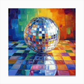 Disco Ball Art 24 Canvas Print