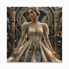Beauty And The Beast Canvas Print