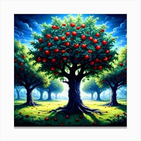 Apple Tree Stampe su tela