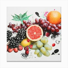 Fruit Collage Canvas Print