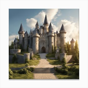 Castle Stock Videos & Royalty-Free Footage 2 Canvas Print