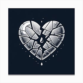 Broken Heart Dreamscape Canvas Print