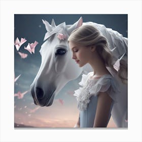 Fairytale Horse 2 Canvas Print