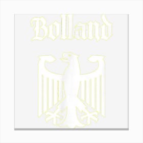 Bolland German Surname Family Last Name Deutschland Canvas Print