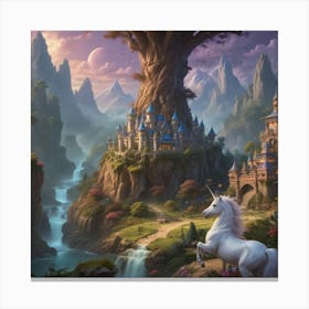 Fairytale Castle 1 Canvas Print