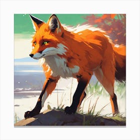 Red Fox Canvas Print