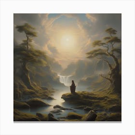 Sun worship Canvas Print