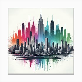 New York City Canvas Art 3 Canvas Print