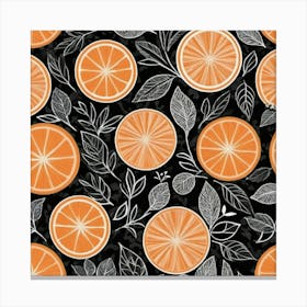 Orange Theme Canvas Print