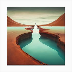 Desert Landscape Canvas Print