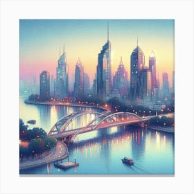 Cityscape 2 Canvas Print