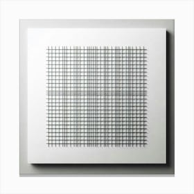 Grid square Canvas Print