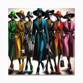 Fashionistas Canvas Print