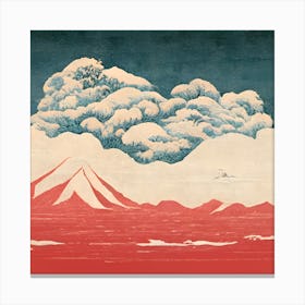 Crimson Horizon Canvas Print