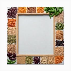 Frame Of Vegetables 2 Canvas Print