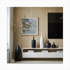 Modern Living Room 96 Canvas Print