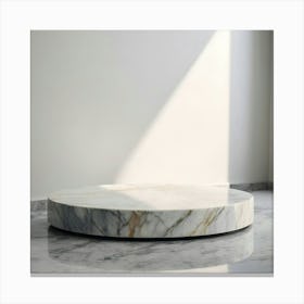 Marble Coffee Table 2 Canvas Print