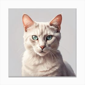 Portrait Of A Cat 4 Canvas Print