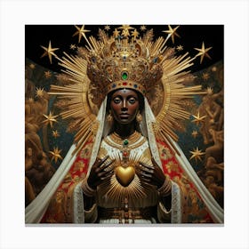 Virgin Mary Canvas Print