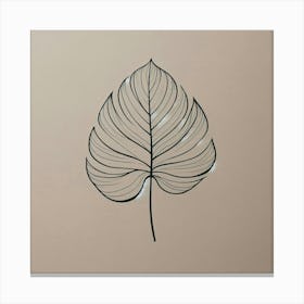 Leaf Wall Art Canvas Print