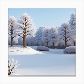 Winter Landscape 1 Canvas Print