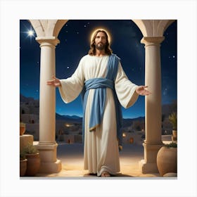 Jesus In The Temple Canvas Print