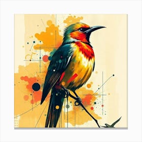 Colorful Bird Canvas Print