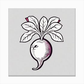 Beet logo 2 Canvas Print