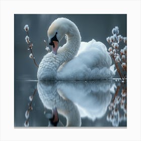 Cute Swan 1 Canvas Print