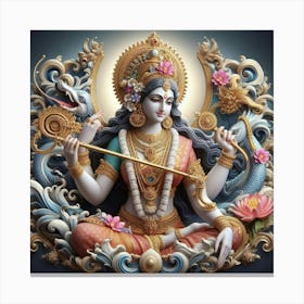 Hindu Goddess 5 Canvas Print
