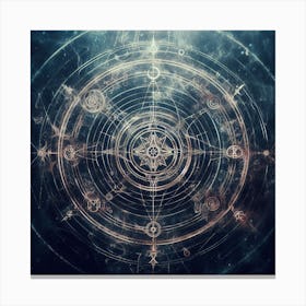 Mystical Compass Canvas Print