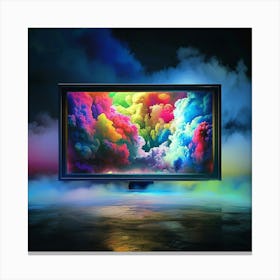 Tv In The Sky 1 Canvas Print