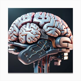 Artificial Brain 12 Canvas Print