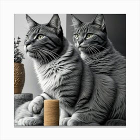 Cats Photographer's Day Canvas Print