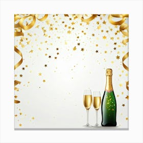 Champagne Background Canvas Print