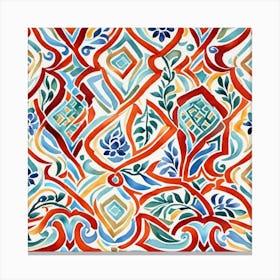 Turkish Tile Canvas Print