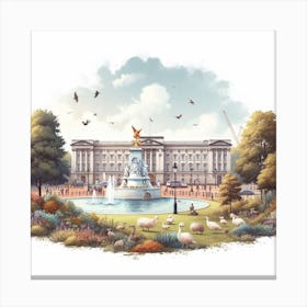 Buckingham Palace 2 Canvas Print