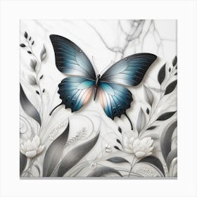 Decorative Art Butterfly VII Canvas Print