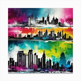 Berlin Skyline 2 Canvas Print