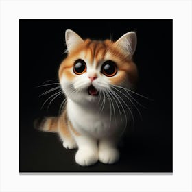 Cute Cat 3 Canvas Print