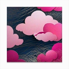 Pink clouds Canvas Print