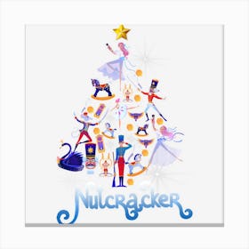 Limited Edition Nutcracker Ballet Dancer Matching Family Christmas Ugl Canvas Print