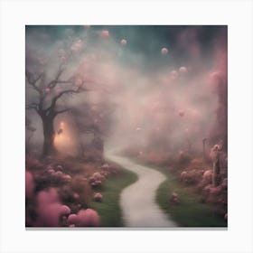 Pink Balloons Canvas Print