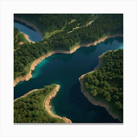 Default Create Unique Design Of Rivers 1 Canvas Print