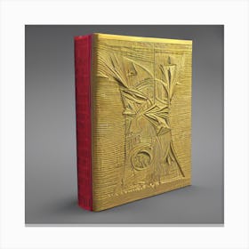 Gold Book Cover Canvas Print