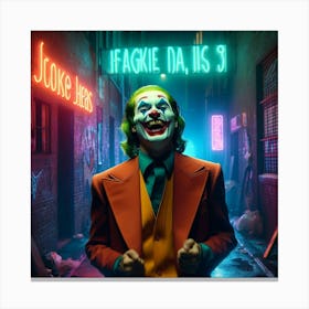 Joker 358 Canvas Print