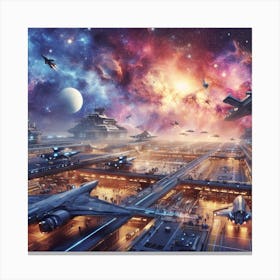 Space City 1 Canvas Print